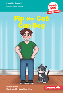 Cover Art for Pip the Cat Can Beg
