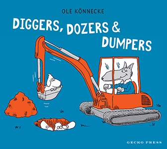 Cover Art for Diggers, Dozers, and Dumpers
