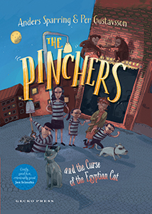 Cover Art for The Pinchers and the Curse of the Egyptian Cat